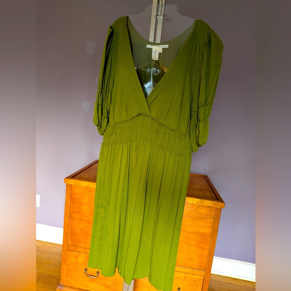Max Studio Green Dress L